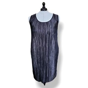 H&M Casual Crinkle Mid-Length Dress (L)